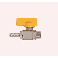 Brass Ball Gas Valves Quarter Turn Shut-Off, Full Port 1/4"-2" Threaded Ball Valves for Natural Gas LPG Lines, High Pressure Leak-Proof Gas Control